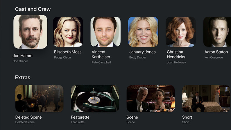 Extras, deleted scenes, trailers, and more...