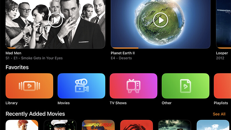 Home screen favorites